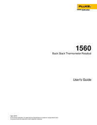 Thumbnail of document Manual - 1560 Black Stack Thermometer Readout
